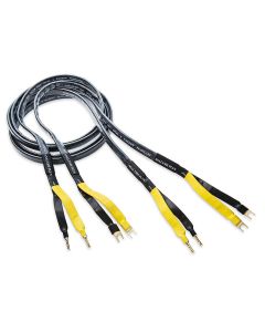 Black Mesh Oval 9 Speaker Cable (Pair)