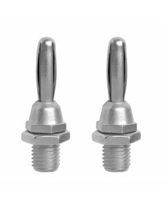 Audioquest 1002 Silver Spade to Banana Adapters