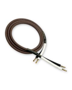 Analysis Plus Chocolate Oval Speaker Cables - BFA Banana
