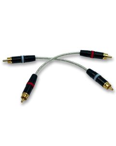 Micro Silver RCA Interconnect (Shorty)
