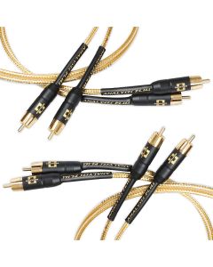 Micro Gold Oval Interconnect (Pair)