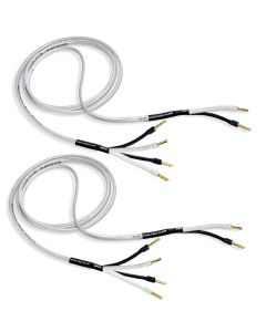 Analysis Plus Bi-Big Silver Oval Biwire Speaker Cable 