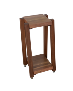 Rigidrack® Speaker Stand - 1½" Thick Solid Walnut Shelves - 1½" Walnut Legs (Each)