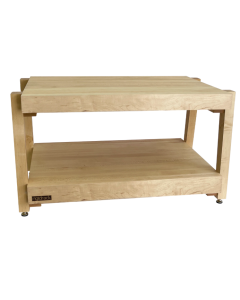 The BEAST by RigidrackPLUS - 2 Shelf Rack (Maple Shelves / Maple Legs)