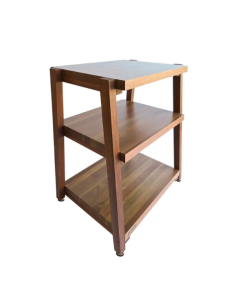 RigidrackPLUS - Extended Shelf Spacing 3 Shelf Rack (Walnut Shelves / Walnut Legs) 