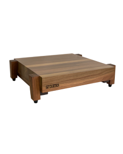 Rigidrack® Amp Stand - 3" Thick Solid Walnut Platform - 1½" Walnut Legs